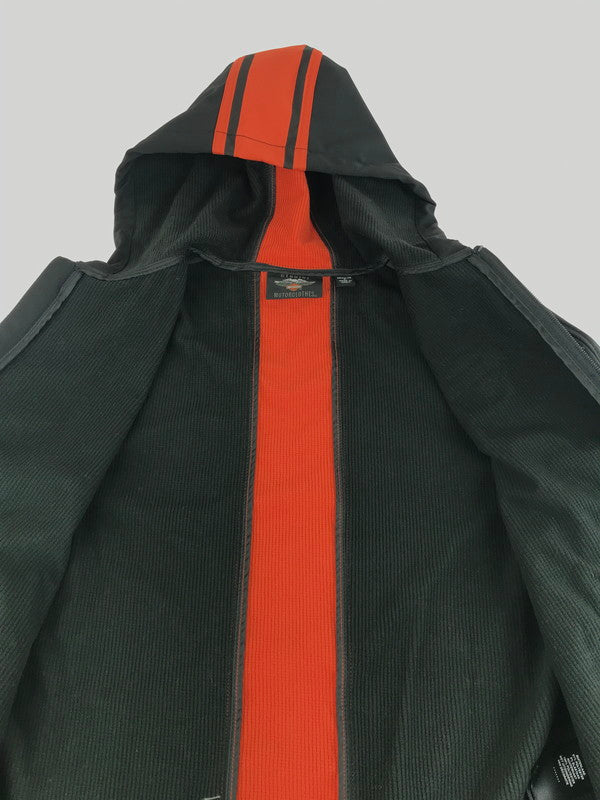 【中古品】【メンズ】 VERTICAL STRIPE HOODED STRETCH JACKET 98408-20VM バーティカル ストライプ ストレッチ ジャケット 145-251221-rt-16-tag サイズ：2 カラー：ブラック 万代Net店