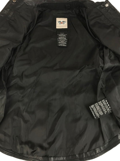【中古品】【メンズ】 WESTERN LEATHER SHIRT 97189-18VM ウエスタン レザー シャツ トップス 145-251223-rt-07-tag サイズ：XS カラー：ブラック 万代Net店