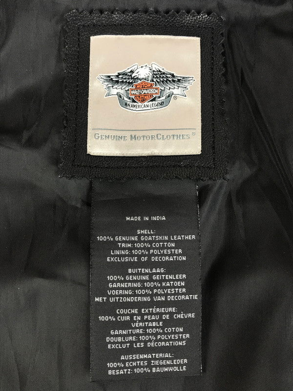 【中古品】【メンズ】 WESTERN LEATHER SHIRT 97189-18VM ウエスタン レザー シャツ トップス 145-251223-rt-07-tag サイズ：XS カラー：ブラック 万代Net店