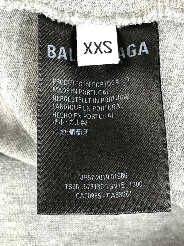 【中古品】【メンズ】 BALENCIAGA バレンシアガ 19SS BB LOGO S/S TEE 578139 TGV75 BBロゴ Tシャツ 半袖Tシャツ 141-251224-na-11-tag サイズ：XXS カラー：グレー系 万代Net店