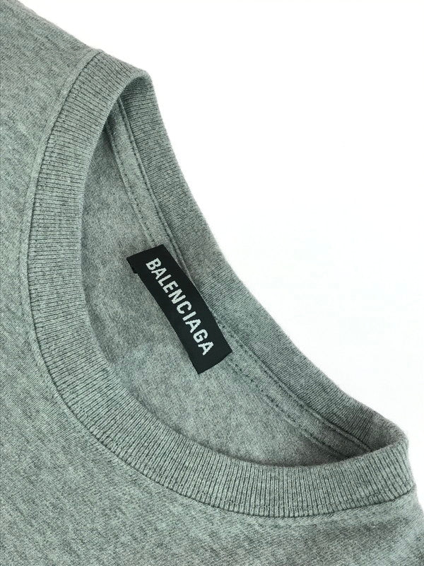 【中古品】【メンズ】 BALENCIAGA バレンシアガ 19SS BB LOGO S/S TEE 578139 TGV75 BBロゴ Tシャツ 半袖Tシャツ 141-251224-na-11-tag サイズ：XXS カラー：グレー系 万代Net店