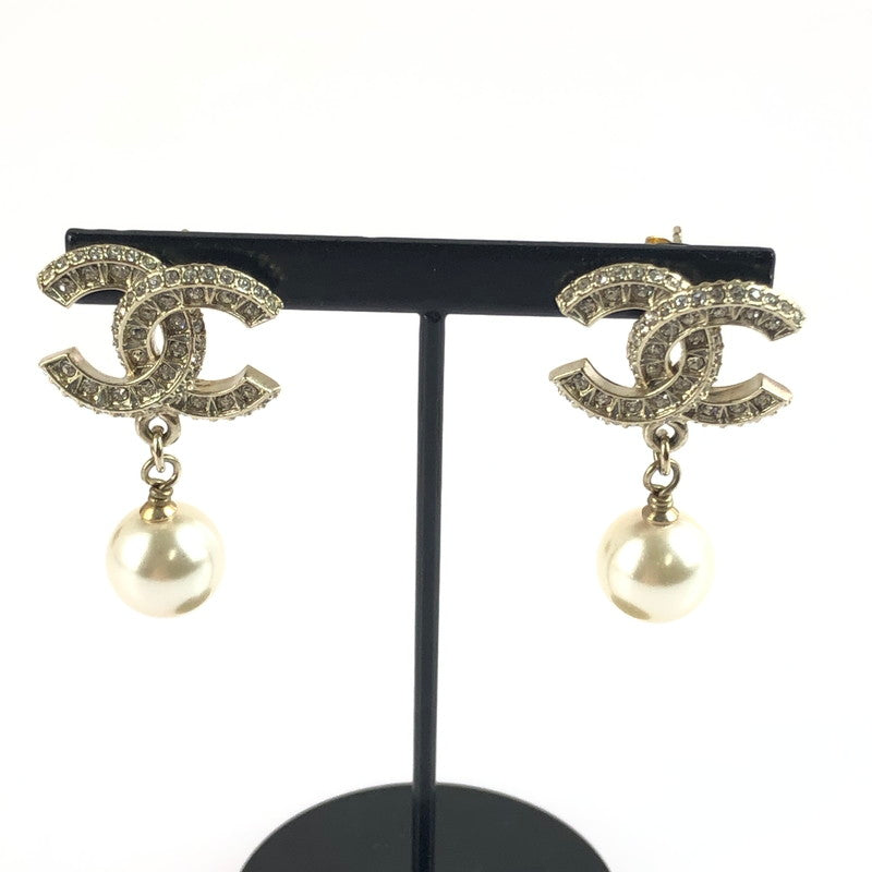 【中古品】【レディース】 CHANEL シャネル COCO MARK PIERCE ココマーク ピアス アクセサリー 182-251223-na-04-tag カラー：ゴールド系 万代Net店