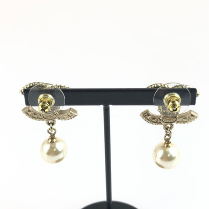 【中古品】【レディース】 CHANEL シャネル COCO MARK PIERCE ココマーク ピアス アクセサリー 182-251223-na-04-tag カラー：ゴールド系 万代Net店