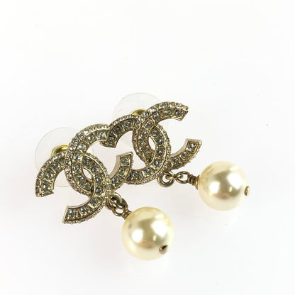 【中古品】【レディース】 CHANEL シャネル COCO MARK PIERCE ココマーク ピアス アクセサリー 182-251223-na-04-tag カラー：ゴールド系 万代Net店