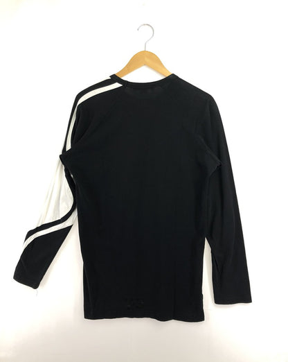 【中古品】【メンズ】 Y-3 ワイスリー CF2583 L/S TEE 3ラインデザイン ロングスリーブ Tシャツ トップス 140-260510-rt-01-tag サイズ：S カラー：ブラック 万代Net店