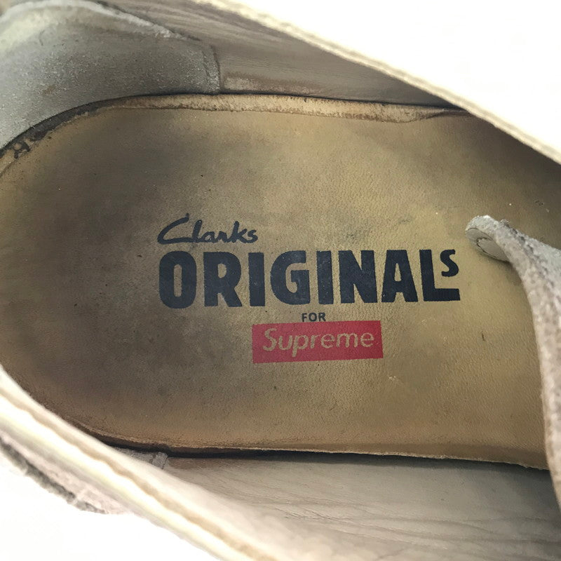 【中古品】【メンズ】 Supreme シュプリーム × CLARKS ORIGINALS クラークス オリジナル 12SS MALI LOW デザート シューズ 靴 164-260218-rt-08-tag サイズ：US11 カラー：サンドカラ―系 万代Net店