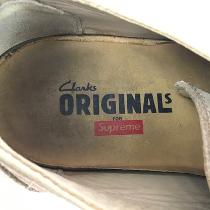 【中古品】【メンズ】 Supreme シュプリーム × CLARKS ORIGINALS クラークス オリジナル 12SS MALI LOW デザート シューズ 靴 164-260218-rt-08-tag サイズ：US11 カラー：サンドカラ―系 万代Net店