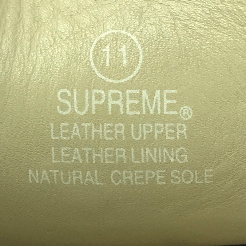 【中古品】【メンズ】 Supreme シュプリーム × CLARKS ORIGINALS クラークス オリジナル 12SS MALI LOW デザート シューズ 靴 164-260218-rt-08-tag サイズ：US11 カラー：サンドカラ―系 万代Net店