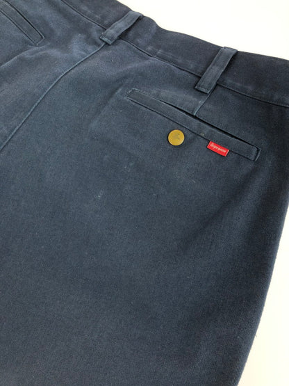 【中古品】【メンズ】 Supreme シュプリーム WORK PANTS ワークパンツ 149-251229-rt-08-tag サイズ：36 カラー：ネイビー 万代Net店