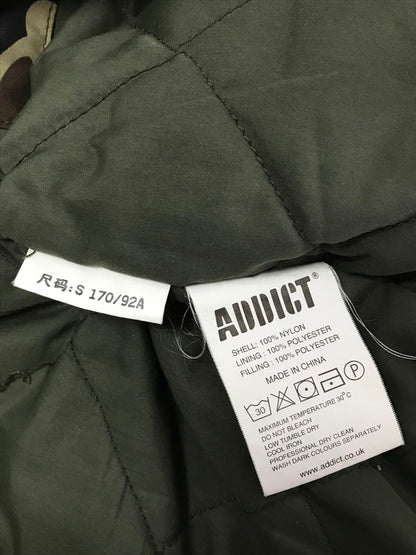 【中古品】【メンズ】 ADDICT アディクト HUNTING CAMO BLOUSON ハンティングカモ 中綿ブルゾン 142-260110-rt-06-tag サイズ：S カラー：カモ/カーキ系 万代Net店