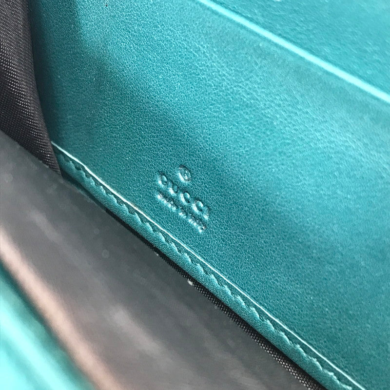 【中古品】【レディース】 GUCCI グッチ マイクロシマ 307987 525040 ラウンドファスナー ロングウォレット 長財布 181-260108-yy-02-tag カラー：グリーン 万代Net店