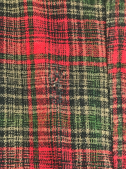 【現状渡し品】【メンズ】 60'S BOARD SHIRT 60年代 ボードシャツ チェックシャツ 長袖シャツ 146-251224-na-05-tag サイズ：L カラー：レッド系 万代Net店