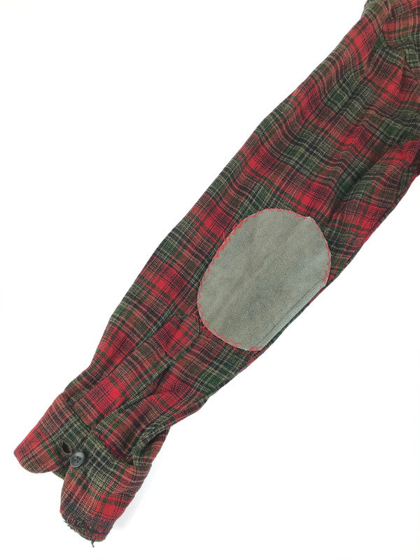 【現状渡し品】【メンズ】 60'S BOARD SHIRT 60年代 ボードシャツ チェックシャツ 長袖シャツ 146-251224-na-05-tag サイズ：L カラー：レッド系 万代Net店