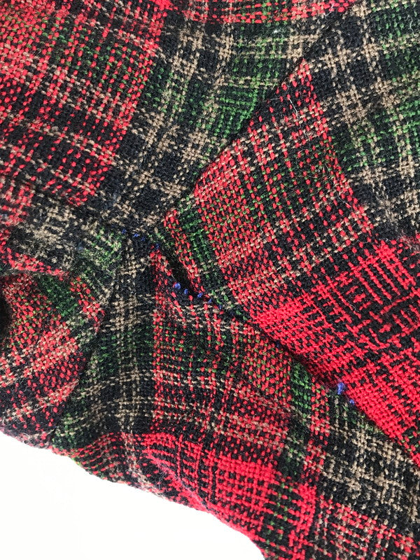 【現状渡し品】【メンズ】 60'S BOARD SHIRT 60年代 ボードシャツ チェックシャツ 長袖シャツ 146-251224-na-05-tag サイズ：L カラー：レッド系 万代Net店