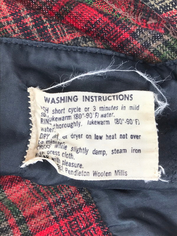 【現状渡し品】【メンズ】 60'S BOARD SHIRT 60年代 ボードシャツ チェックシャツ 長袖シャツ 146-251224-na-05-tag サイズ：L カラー：レッド系 万代Net店