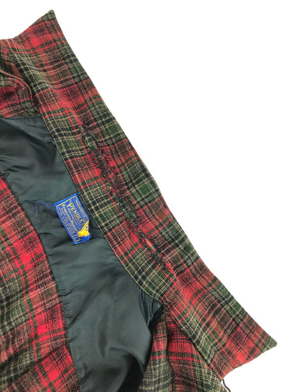 【現状渡し品】【メンズ】 60'S BOARD SHIRT 60年代 ボードシャツ チェックシャツ 長袖シャツ 146-251224-na-05-tag サイズ：L カラー：レッド系 万代Net店