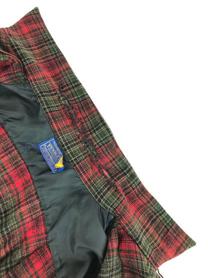 【現状渡し品】【メンズ】 60'S BOARD SHIRT 60年代 ボードシャツ チェックシャツ 長袖シャツ 146-251224-na-05-tag サイズ：L カラー：レッド系 万代Net店
