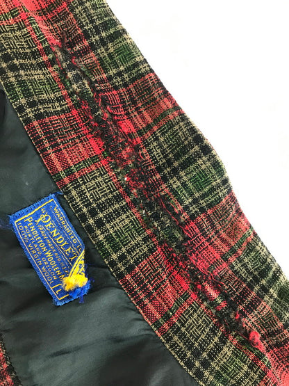 【現状渡し品】【メンズ】 60'S BOARD SHIRT 60年代 ボードシャツ チェックシャツ 長袖シャツ 146-251224-na-05-tag サイズ：L カラー：レッド系 万代Net店