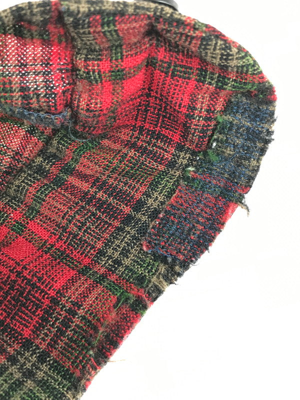 【現状渡し品】【メンズ】 60'S BOARD SHIRT 60年代 ボードシャツ チェックシャツ 長袖シャツ 146-251224-na-05-tag サイズ：L カラー：レッド系 万代Net店