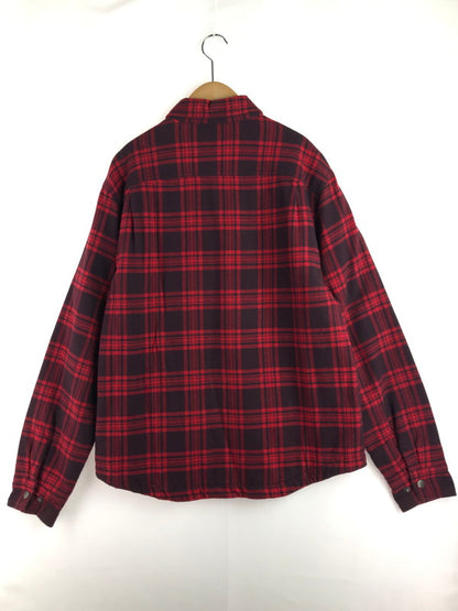 【中古品】【メンズ】 BRIXTON ブリクストン 20TH ANNIVERSARY BOWERY FLANNEL SHIRT 01418 バワリー フランネルシャツ チェックシャツ 長袖シャツ 142-251230-na-06-tag サイズ：M カラー：レッド 万代Net店