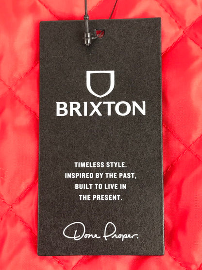 【中古品】【メンズ】 BRIXTON ブリクストン 20TH ANNIVERSARY BOWERY FLANNEL SHIRT 01418 バワリー フランネルシャツ チェックシャツ 長袖シャツ 142-251230-na-06-tag サイズ：M カラー：レッド 万代Net店