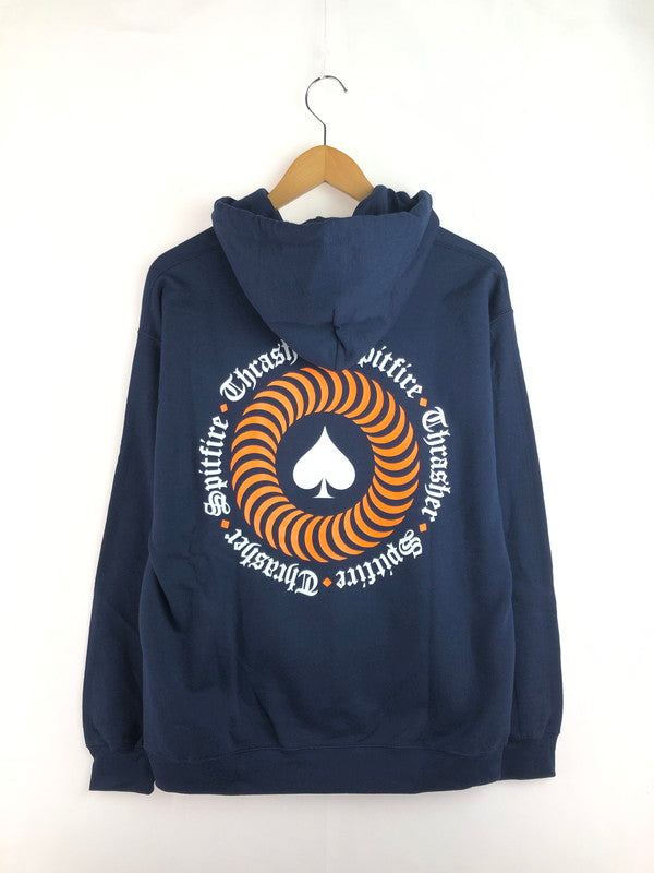 【中古品】【メンズ】 × SPITFIRE スピットファイア THE END OATH HOODIE ジ エンド オアス フーディー パーカー トップス 142-251225-rt-13-tag サイズ：M カラー：ネイビー 万代Net店