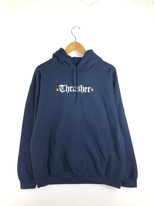 【中古品】【メンズ】 × SPITFIRE スピットファイア THE END OATH HOODIE ジ エンド オアス フーディー パーカー トップス 142-251225-rt-12-tag サイズ：L カラー：ネイビー 万代Net店