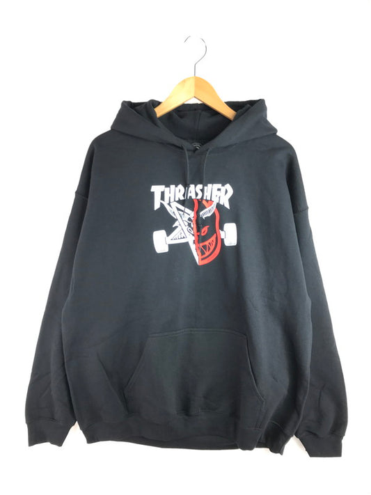 【中古美品】【メンズ】 SPITFIRE スピットファイヤー THRASH & BURN HOODIE フーディー プルオーバーパーカー 142-251224-na-02-tag サイズ：XL カラー：ブラック 万代Net店