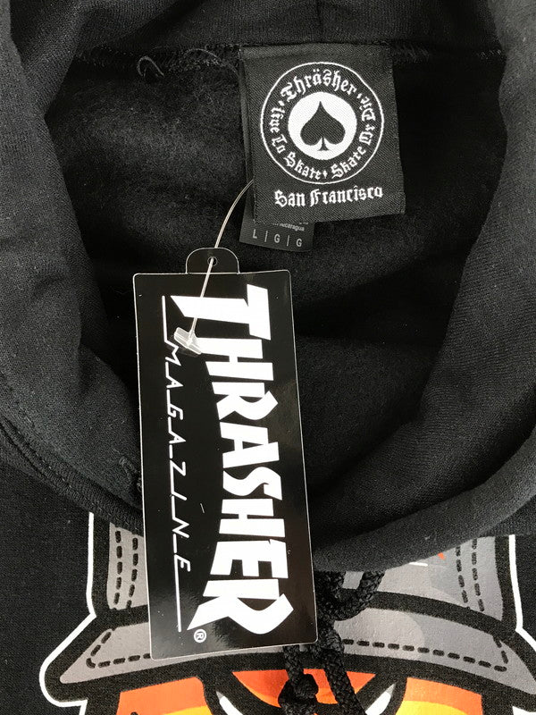 【中古品】【メンズ】 × SPITFIRE スピットファイア SF LOC HOODIE フーディー プルオーバーパーカー 142-251224-na-13-tag サイズ：L カラー：ブラック 万代Net店