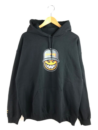 【中古品】【メンズ】 THRASHER スラッシャー × SPITFIRE スピットファイア SF LOC HOODIE フーディー プルオーバーパーカー 142-251224-na-12-tag サイズ：XL カラー：ブラック 万代Net店