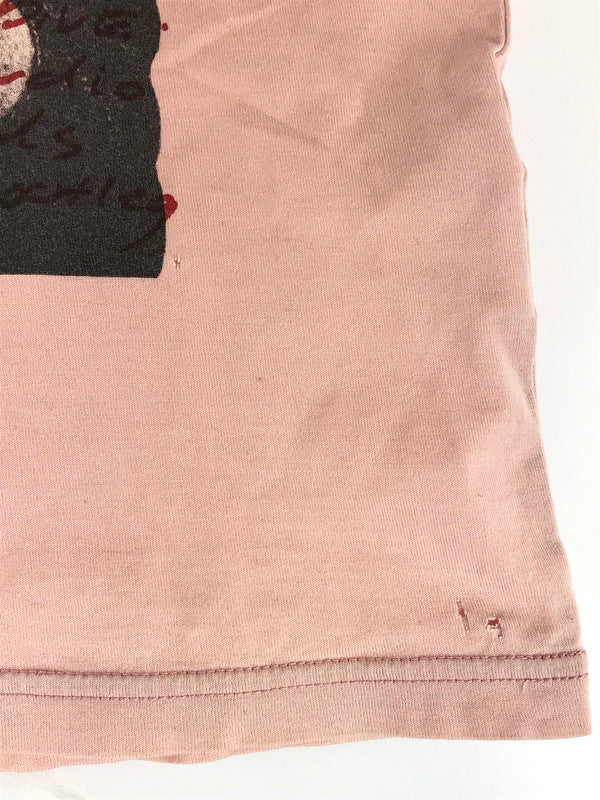 【現状渡し品】【メンズ】 HYSTERIC GLAMOUR ヒステリックグラマー KURT COBAIN T-SHIRT 0211CT10 カートコバーン Tシャツ 半袖Tシャツ 140-251224-na-01-tag サイズ：L カラー：ピンク 万代Net店