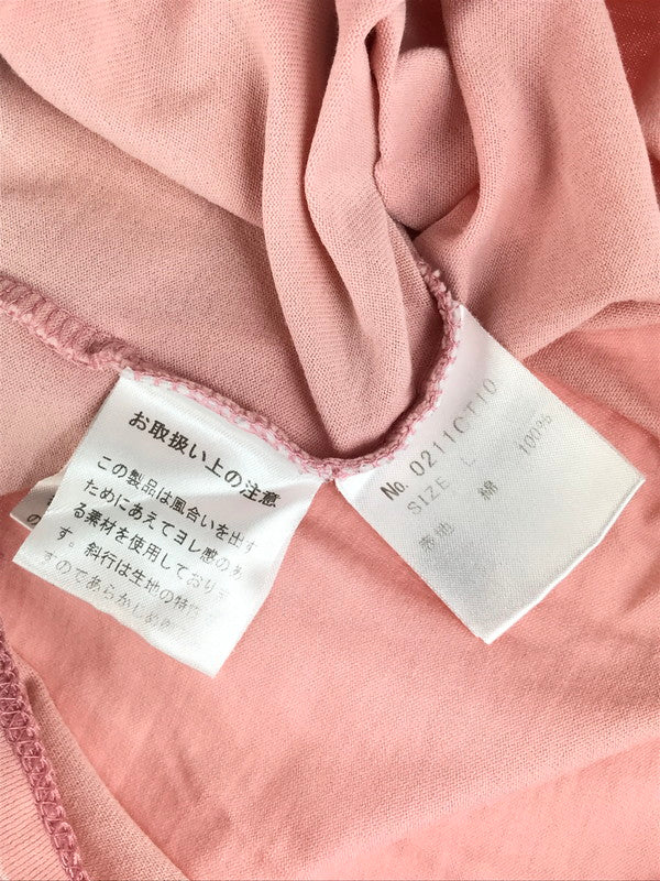 【現状渡し品】【メンズ】 HYSTERIC GLAMOUR ヒステリックグラマー KURT COBAIN T-SHIRT 0211CT10 カートコバーン Tシャツ 半袖Tシャツ 140-251224-na-01-tag サイズ：L カラー：ピンク 万代Net店