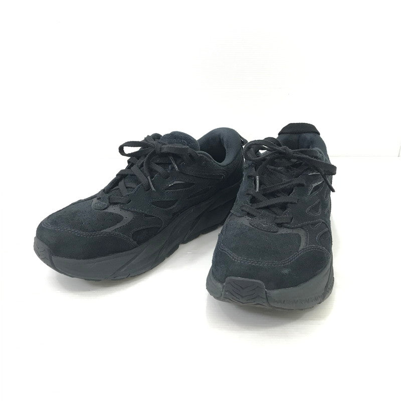 【中古品】【メンズ】 HOKA ONE ONE ホカオネオネ CLIFTON L SUEDE 1122571 クリフトン L スウェード スニーカー 靴 162-260108-yy-11-tag サイズ：26cm/USM8 カラー：ブラック 万代Net店