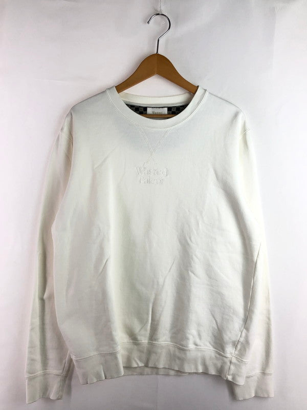 【中古品】【メンズ】 WASTED TALENT ウェイステッド タレント CREWNECK SWEATSHIRTS クルーネック スウェット トレーナー 142-260107-na-04-tag サイズ：L カラー：ホワイト 万代Net店