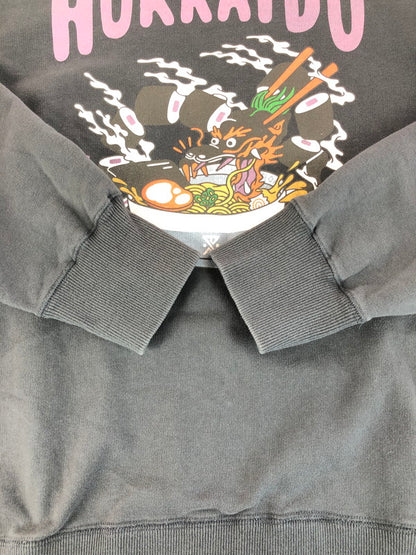 【中古品】【メンズ】 ROARK REVIVAL ロアークリバイバル HOKKAIDO NOODLES CREW SWEAT RSWJ954 北海道 ヌードル クルー スウェット トレーナー 142-260107-na-05-tag サイズ：XL カラー：DESERT GREY 万代Net店