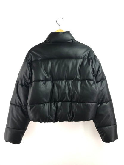 【中古品】【レディース】 FAUX LEATHER PUFFER JACKET フェイクレザーパフジャケット 169-260211-rt-22-tag サイズ：S カラー：ブラック 万代Net店