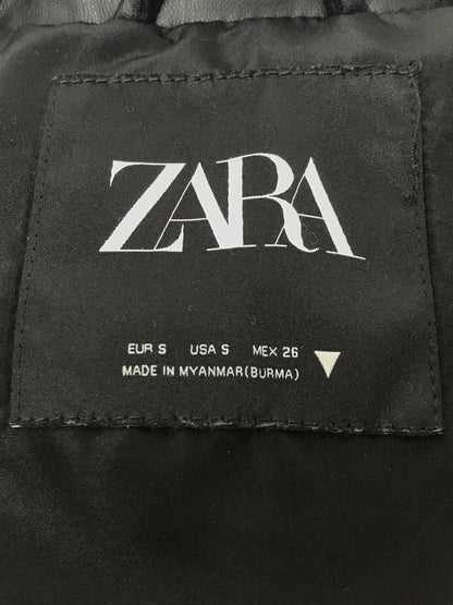 【中古品】【レディース】 FAUX LEATHER PUFFER JACKET フェイクレザーパフジャケット 169-260211-rt-22-tag サイズ：S カラー：ブラック 万代Net店