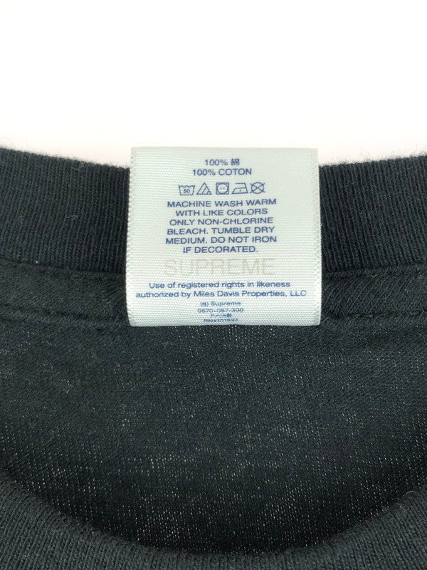 【中古品】【メンズ】 Supreme シュプリーム 21SS MILES DAVIS TEE マイルス デイビス Tシャツ トップス 149-251228-rt-04-tag サイズ：S カラー：ブラック 万代Net店