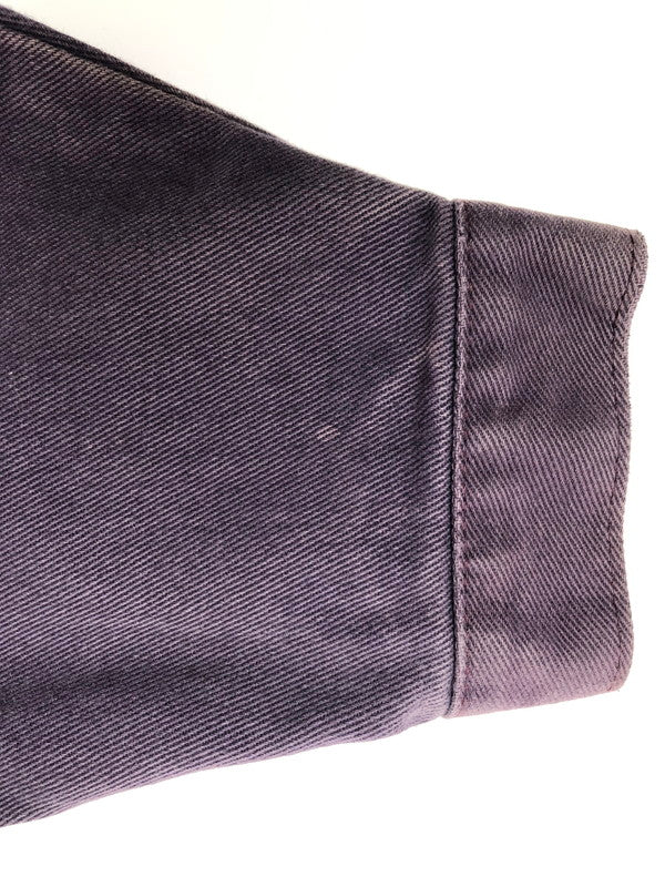 【現状渡し品】【メンズ】 INTERNATIONAL DENIM インターナショナル デニム DENIM STADIUM JACKET カナダ製 デニム スタジアム ジャケット あアウター 146-260505-rt-20-tag サイズ：S カラー：ブラック/パープル 万代Net店