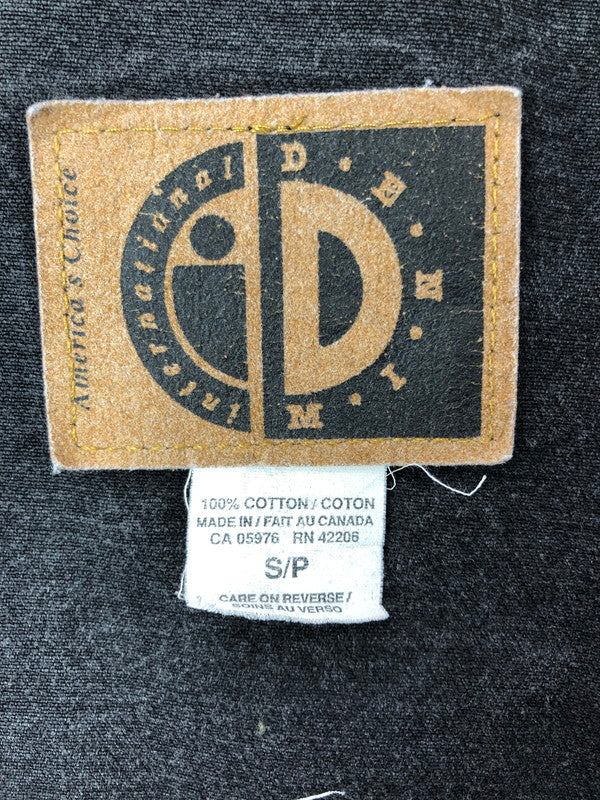 【現状渡し品】【メンズ】 INTERNATIONAL DENIM インターナショナル デニム DENIM STADIUM JACKET カナダ製 デニム スタジアム ジャケット あアウター 146-260505-rt-20-tag サイズ：S カラー：ブラック/パープル 万代Net店