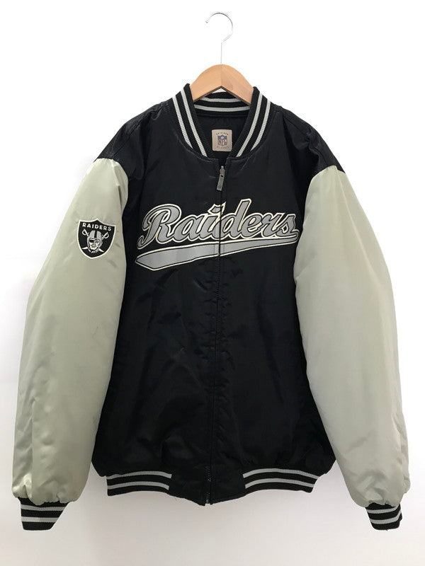 【中古品】【メンズ】 × NFL RAIDERS レイダース REVERSIBLE JACKET リバーシブル ジャケット アウター 146-251227-rt-09-tag サイズ：不明 カラー：ブラック/グレー 万代Net店