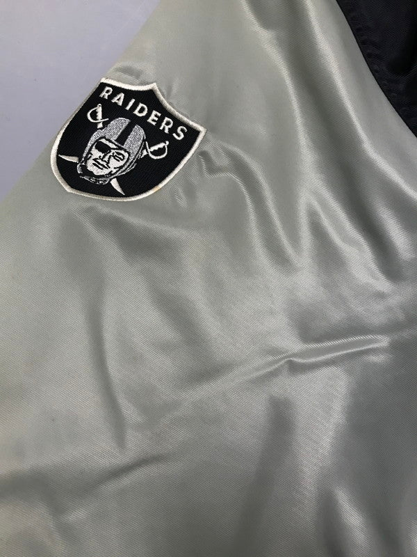 【中古品】【メンズ】 × NFL RAIDERS レイダース REVERSIBLE JACKET リバーシブル ジャケット アウター 146-251227-rt-09-tag サイズ：不明 カラー：ブラック/グレー 万代Net店
