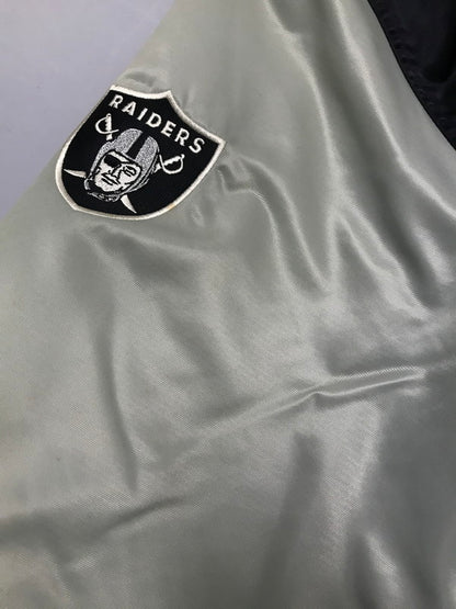 【中古品】【メンズ】 × NFL RAIDERS レイダース REVERSIBLE JACKET リバーシブル ジャケット アウター 146-251227-rt-09-tag サイズ：不明 カラー：ブラック/グレー 万代Net店