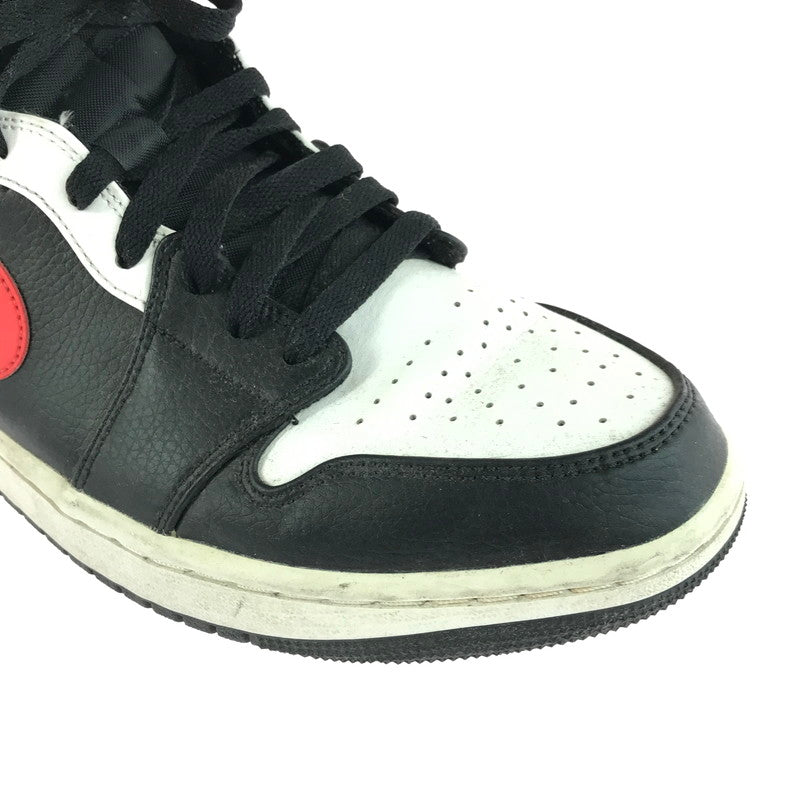 【中古品】【メンズ】 AIR JORDAN 1 MID 554724-075 エアジョーダン 1 ミッド スニーカー 靴 160-260106-na-01-tag サイズ：27.5cm US 9.5 カラー：BLACK/CHILE RED-WHITE 万代Net店