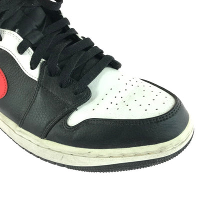 【中古品】【メンズ】 AIR JORDAN 1 MID 554724-075 エアジョーダン 1 ミッド スニーカー 靴 160-260106-na-01-tag サイズ：27.5cm US 9.5 カラー：BLACK/CHILE RED-WHITE 万代Net店