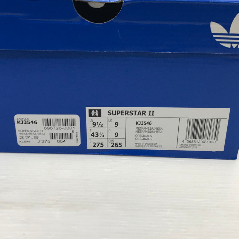 【中古品】【メンズ】 SUPERSTAR 2 MESA KJ3546 スーパースター2 スニーカー 靴 161-260111-rt-19-tag サイズ：27.5cm US9 1/2 カラー：ブラウン系 万代Net店