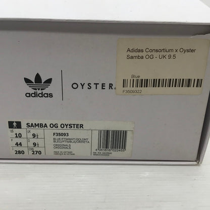 【中古品】【メンズ】 × OYSTER HOLDINGS オイスター ホールディングス OG BLUE CLOUD WHITE GOLD METALLIC F35093 SAMBA スニーカー 靴 161-260111-rt-20-tag サイズ：28cm US10 カラー：ブルー 万代Net店