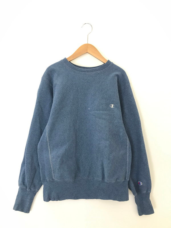 【中古品】【メンズ】 90'S REVERSE WEAVE SWEATSHIRT 90年代 リバースウィーブ スウェットシャツ トレーナー USA製 目あり 146-251227-na-05-tag サイズ：M カラー：ブルー 万代Net店