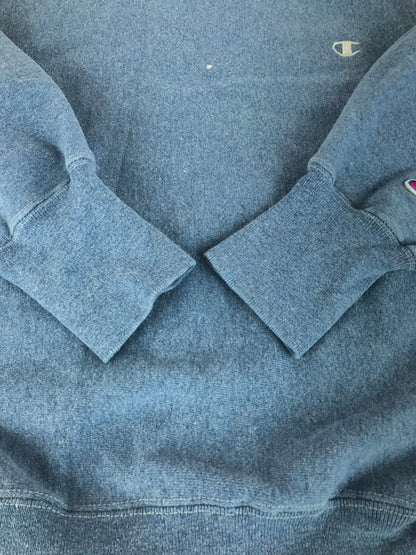 【中古品】【メンズ】 90'S REVERSE WEAVE SWEATSHIRT 90年代 リバースウィーブ スウェットシャツ トレーナー USA製 目あり 146-251227-na-05-tag サイズ：M カラー：ブルー 万代Net店