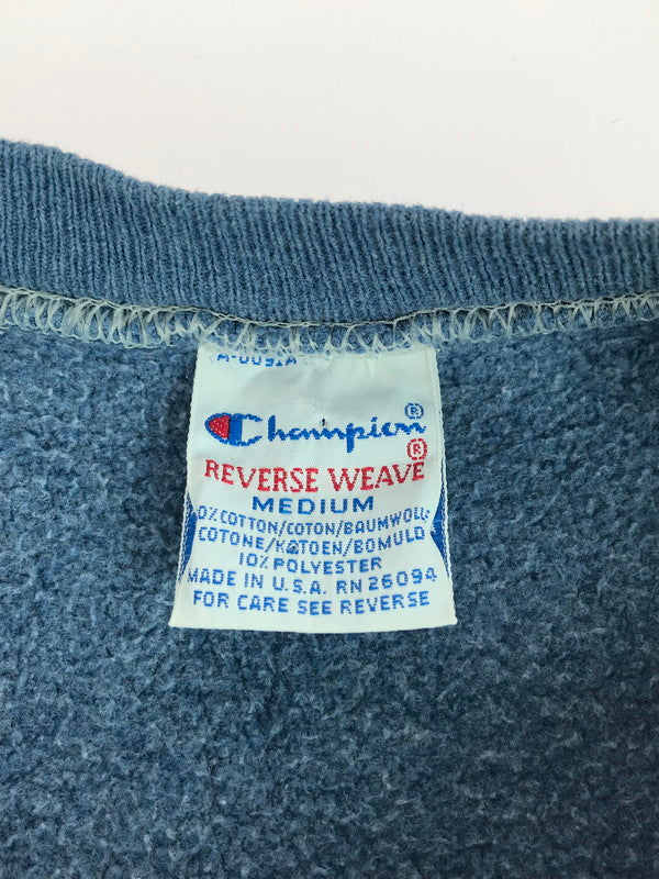 【中古品】【メンズ】 90'S REVERSE WEAVE SWEATSHIRT 90年代 リバースウィーブ スウェットシャツ トレーナー USA製 目あり 146-251227-na-05-tag サイズ：M カラー：ブルー 万代Net店